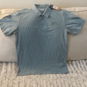 New Men’s The North Face Terrain Striped Polo Medium